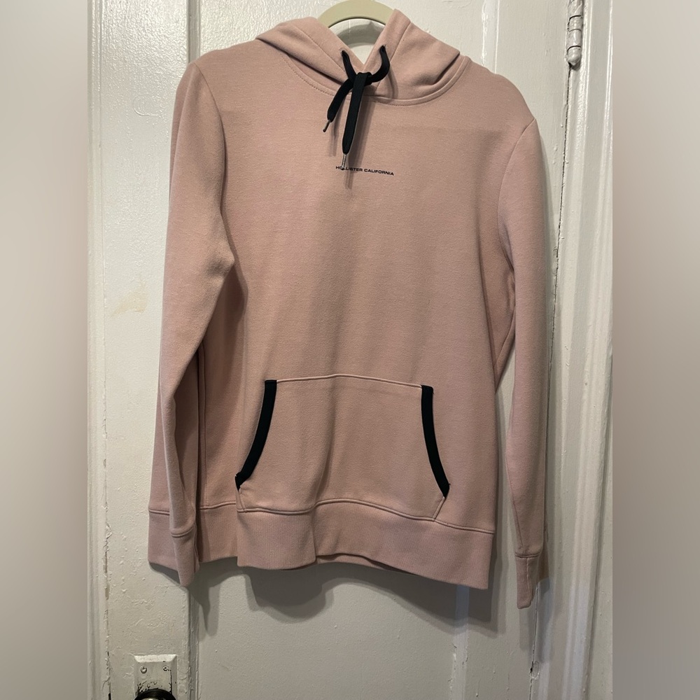 Hollister Pink and Black Cozy Sweater